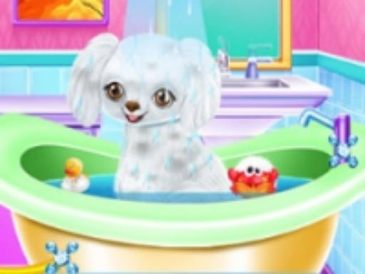 My New Poodle Friend - Pet Care Game Game Image