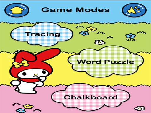 MyMelody ABC Tracing Game Image