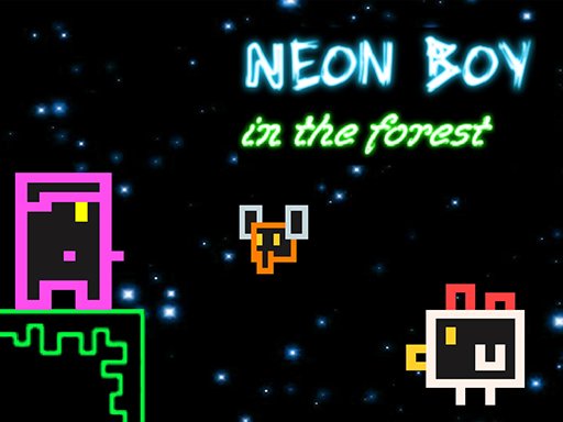 Neon Boy - in the forest Game Image