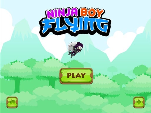 Ninja flying boy Game Image