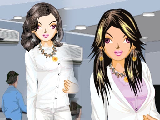 Office Girl Dress up Game Image