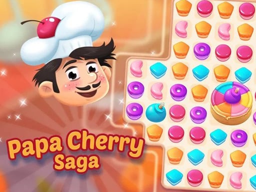 Papa Cherry Blast Saga Game Image