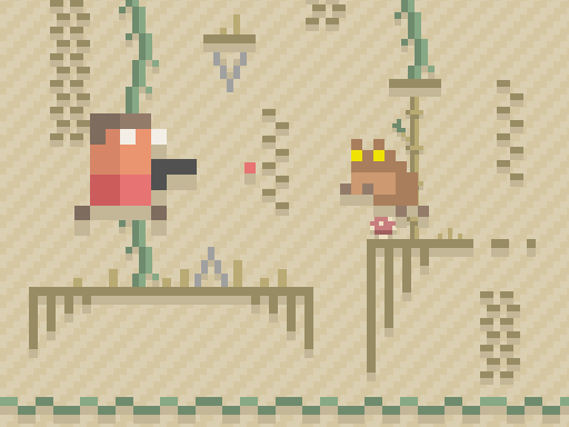 Paper Pixel Adventure Game Image