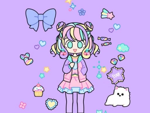 Pastel Girl Dress Up Game Image