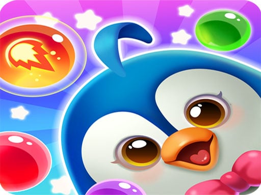 Penguin Bubble Shoot Winter Game Image