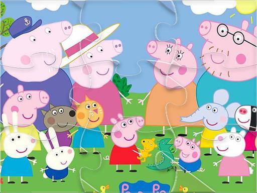 Peppa Pig Jigsaw Puzzle Online Game Image