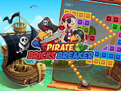 Pirate Bricks Breaker Game Image