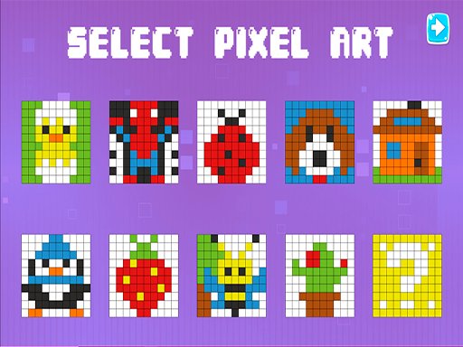 Pixel Coloring kids Game Image