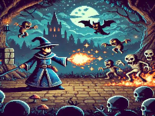 Pixel Wizard Game Image