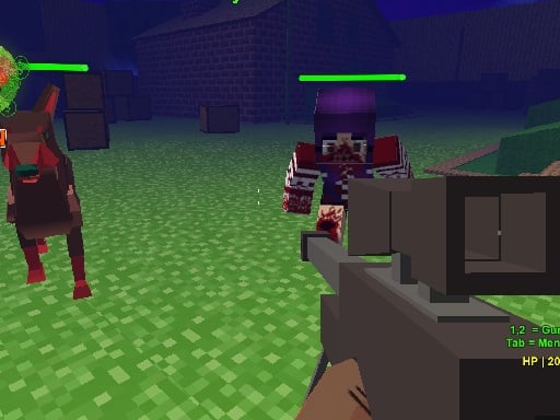Pixel Zombie Suvival Toonfare Game Image