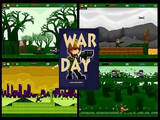 Platformer War Day Game Image