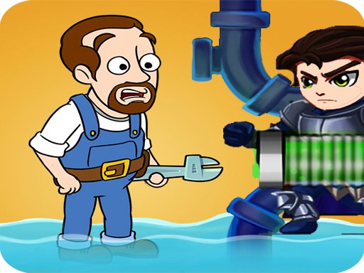 Plumber Water Pipes Hero Pipe Rescue: Water Puzzle Game Image