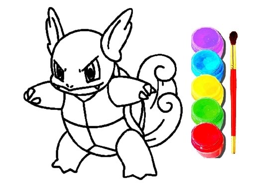 Pokemon Coloring Book Game Image