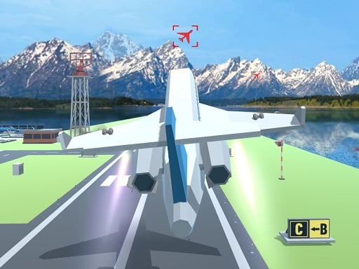 Polygon Flight Simulator Game Image