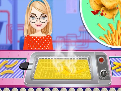 Potato Chips Food Factory Game Image