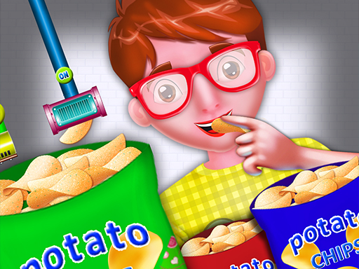 Potato Chips Food Factory Game Game Image