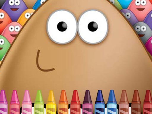 Pou Coloring Game Image