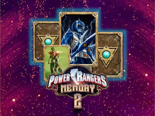 Power Rangers Card Matching  Brain Memory Game