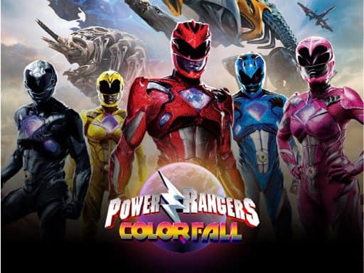 Power Rangers Color Fall  Pin Pull  Puzzle Game