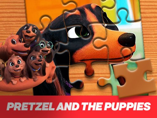 Pretzel and the puppies Jigsaw Puzzle Game Image