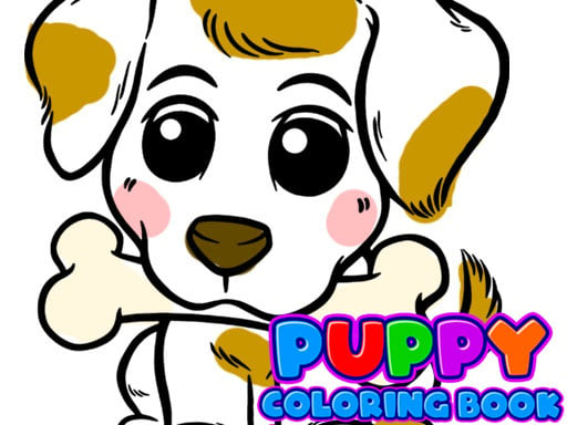 Puppy Coloring Book Game Image