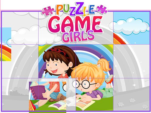 Puzzle Game Girls - Cartoon Game Image
