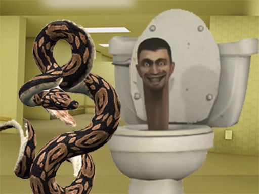 Python Snake Kill Skibidi Toilet Backrooms Game Image