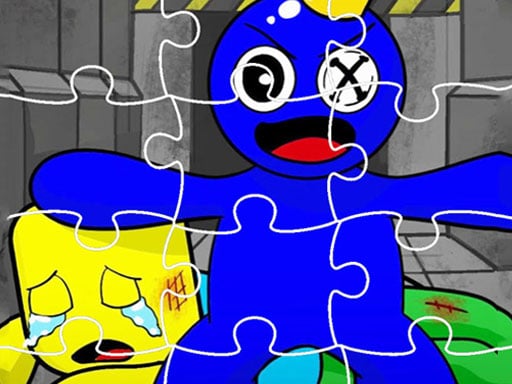 Rainbow Friend Cartoon Jigsaw Game Image
