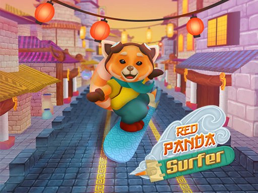 Red Panda Surfer Game Image