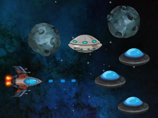 Relentless Flying Saucers Game Image
