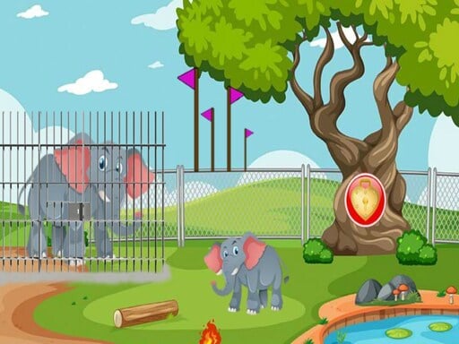 Rescue The Elephant Calf 2 Game Image