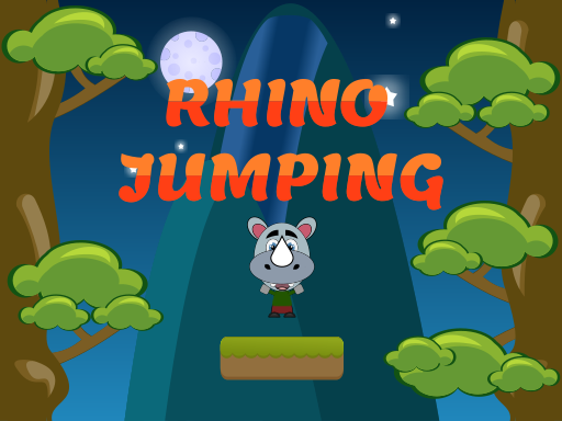 Rhino Jumping Game Image