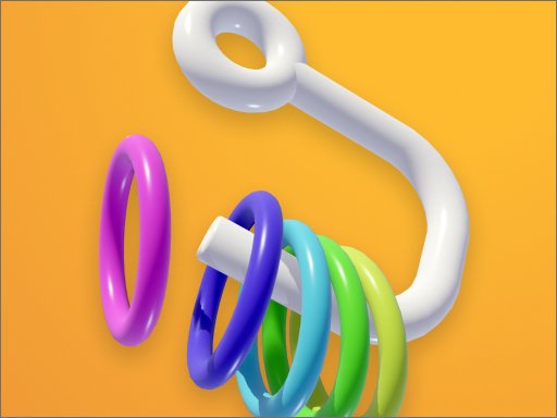 Ring Fall 3D Game Image