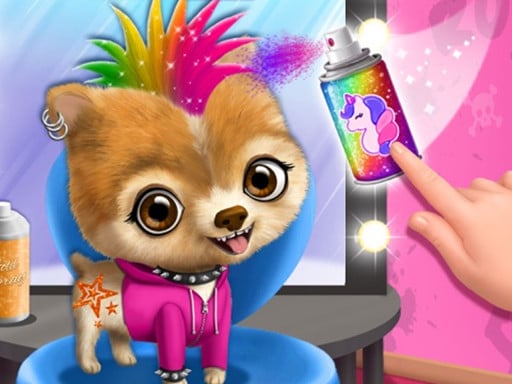 Rock Star Animal Hair Salon Game Image