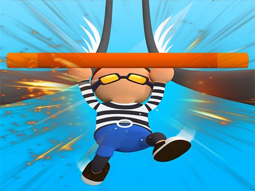 Roof Run Rails Man - railing challenge Game online Game Image