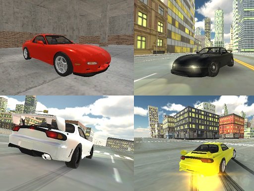 RX7 Drift 3D Game Image