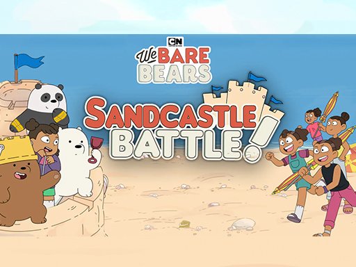SandCastle Battle  We Bare Bears