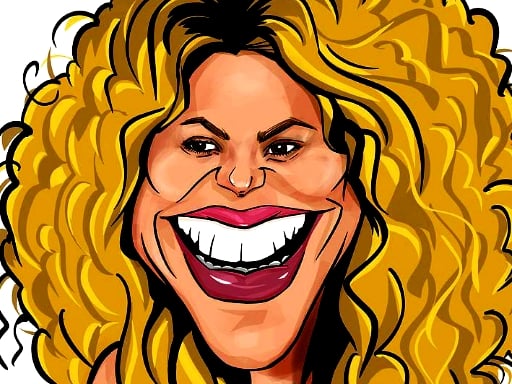 Shakira Funny Face Game Image