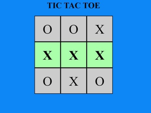 Simple Tic Tac Toe Game Image