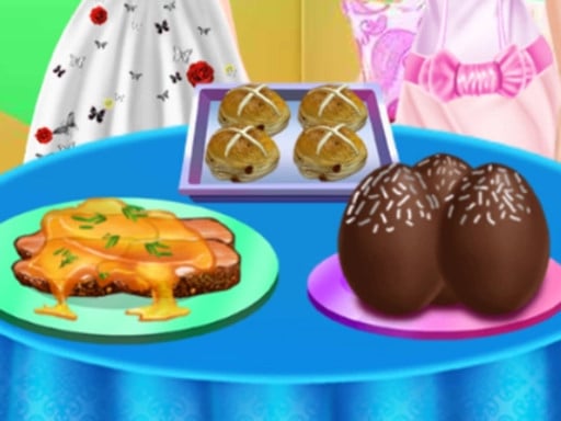 Sisters Happy Easter Delicious Food 2 Game Image