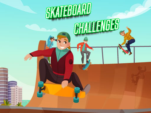 Skateboard Challenges Game Image