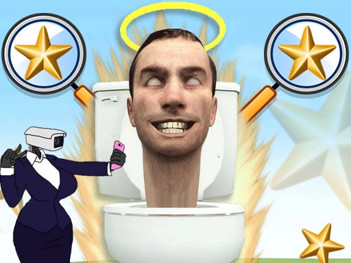 Skibidi Toilet Hidden Stars Game Image