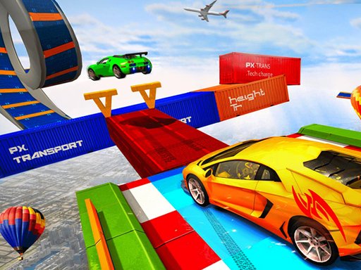 Sky Ramp Car Mega Stunts Big Jump Game Image