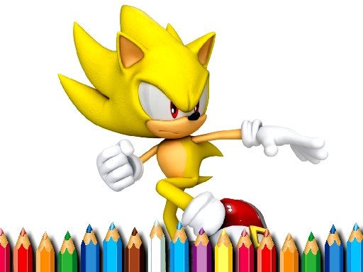 Sonic Coloring Book Game Image