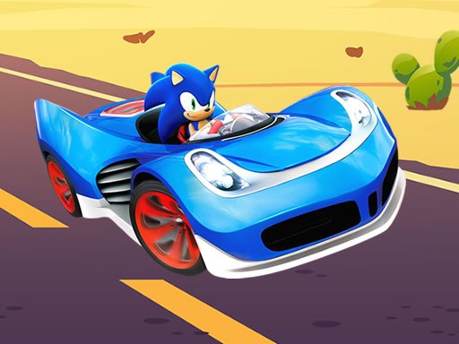 Sonic Racing Jigsaw Game Image