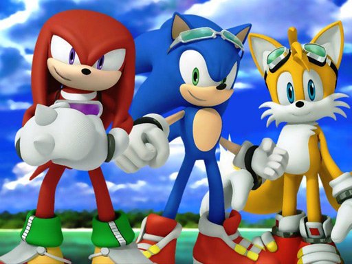 Play sonic Gold match3  Free Online Games. KidzSearch.com