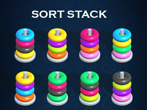 Sort Stack color Hoop Game Game Image