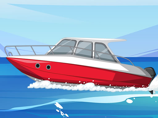 Speed Boat Jigsaw Game Image