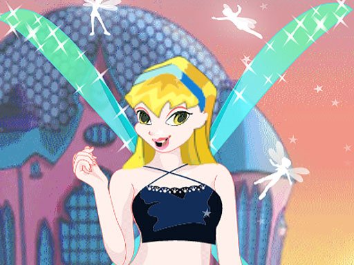 Stella Fairy Girl Dress up Game Image