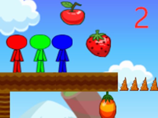 Stickman Bros In Fruit Island 2 Game Image